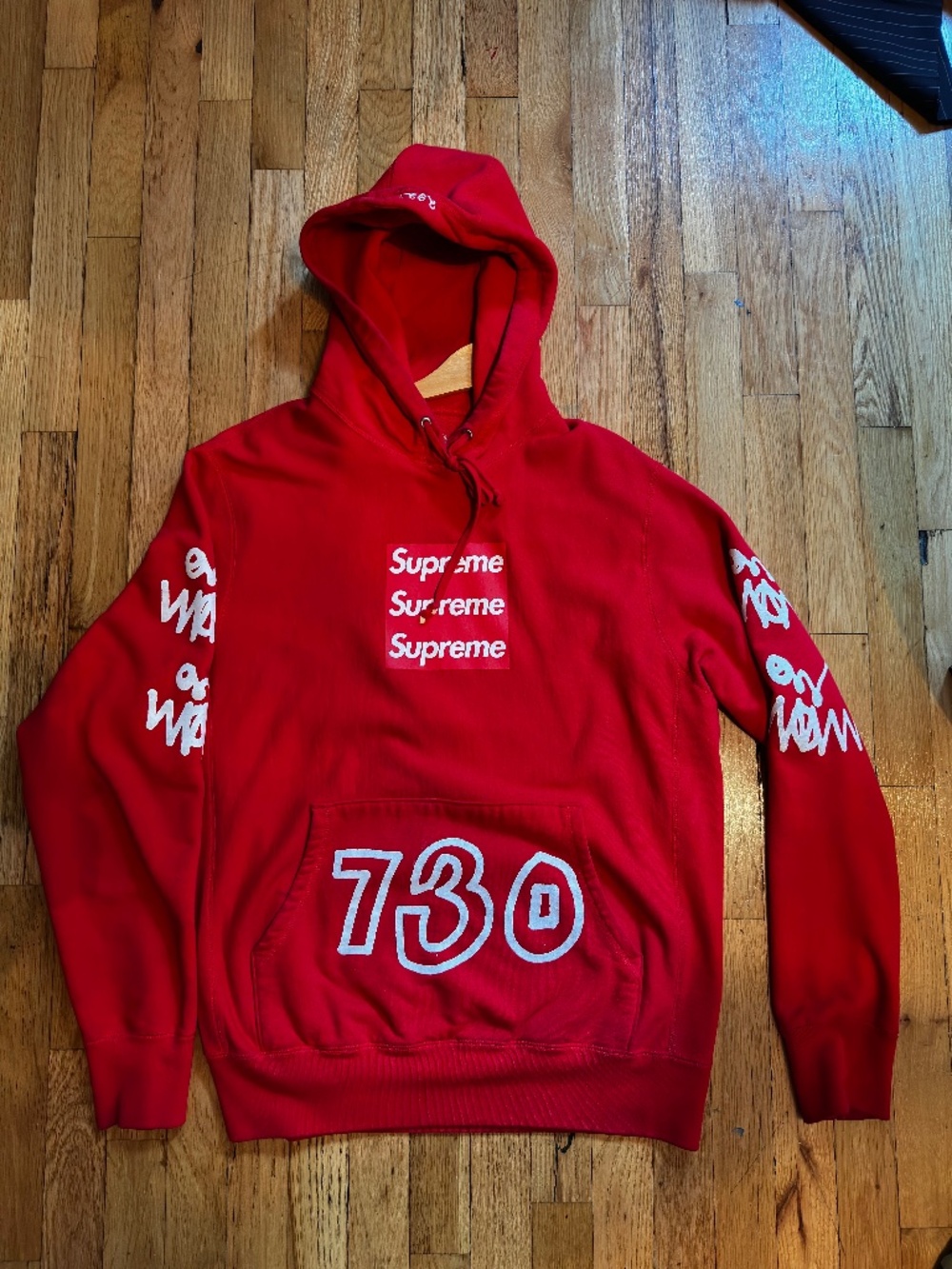 Azz pizza supreme triple box logo hoodie